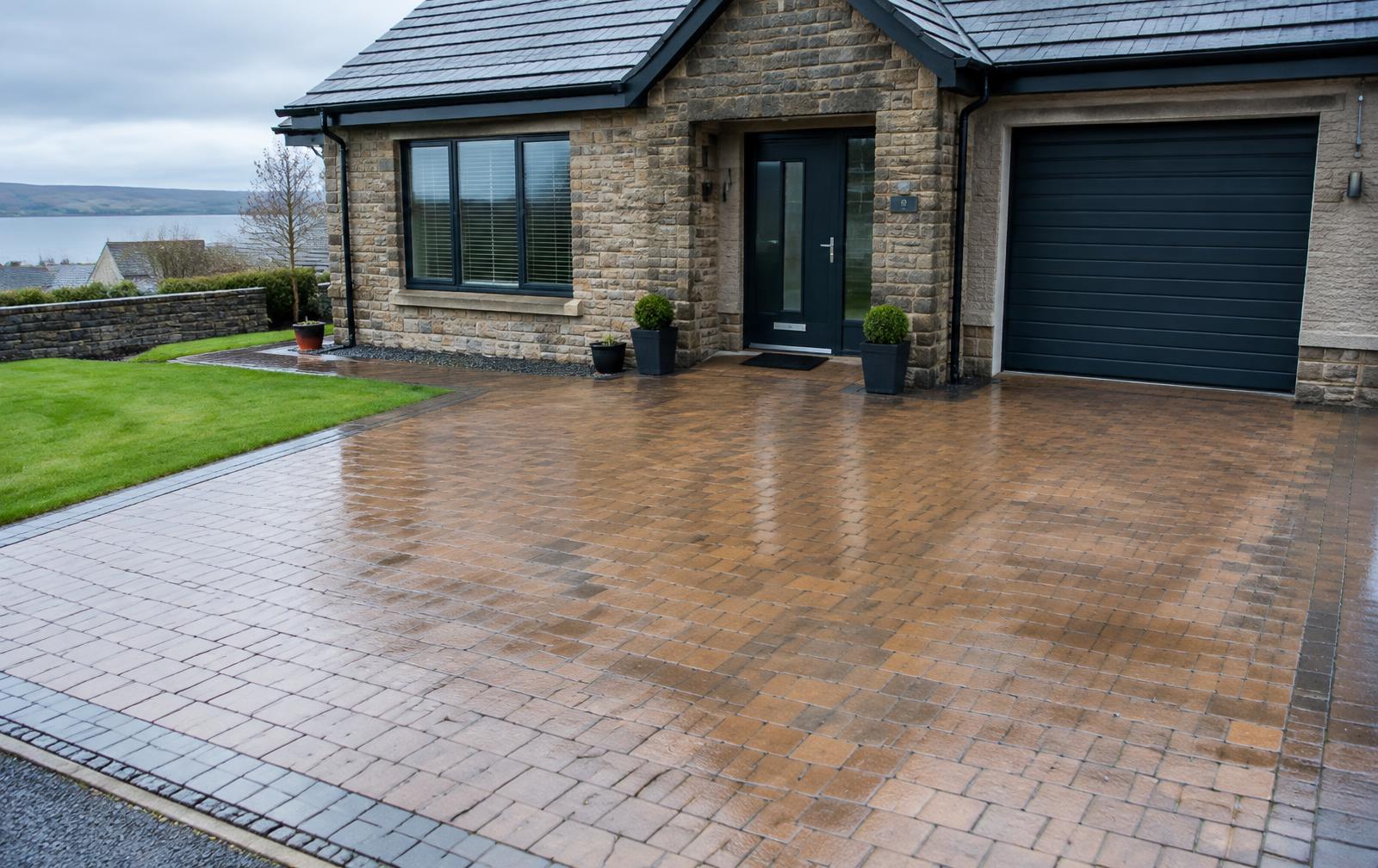 Block paving restore in Dunfermline